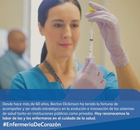 Empresa reconoce la labor de enfermeros y enfermeras
