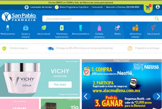 Presenta San Pablo Farmacia su renovada plataforma de comercio electrónico