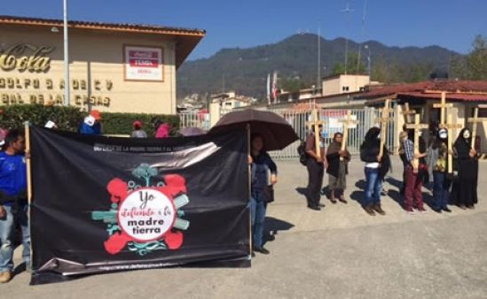 Chiapanecos se oponen a la explotación de los recursos hídricos en San Cristóbal de las Casas por empresa refresquera