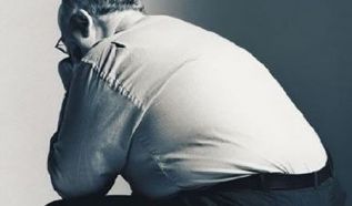 Alrededor del 40% de las personas con obesidad padecen depresión 