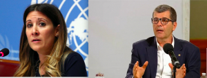 Maria Van Kerkhove y Jean Marc Gabastou